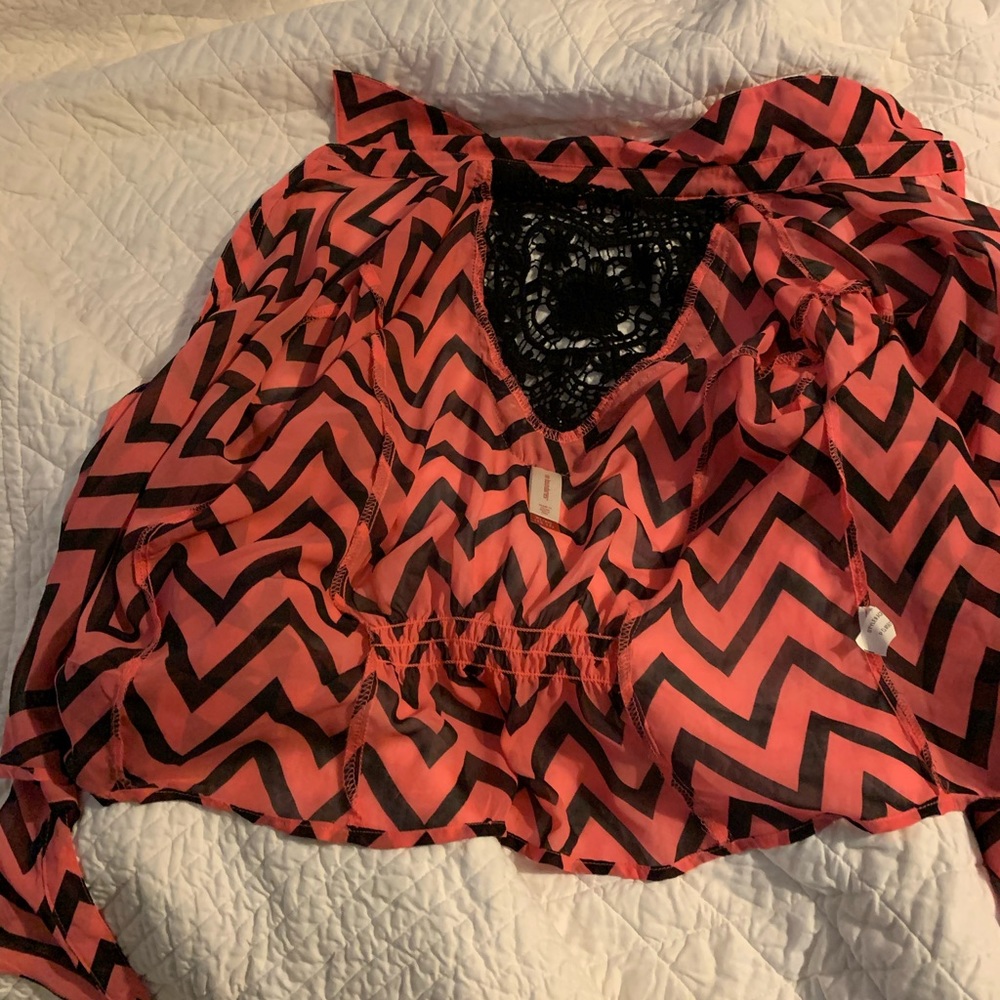 No Boundaries button up blouse